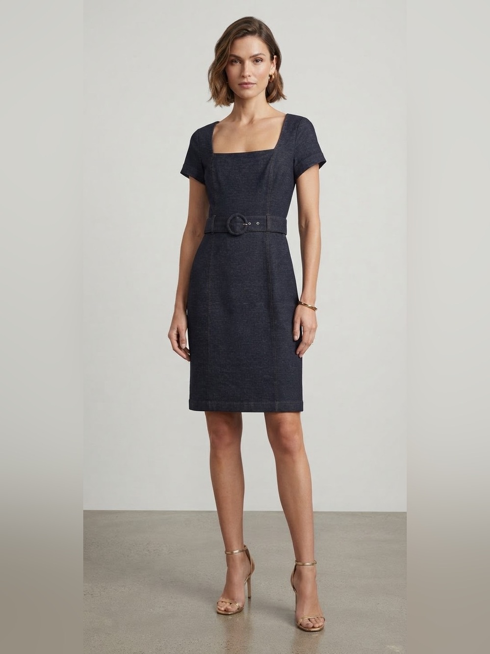 Guess Day Dress Dark Blue Bodycon